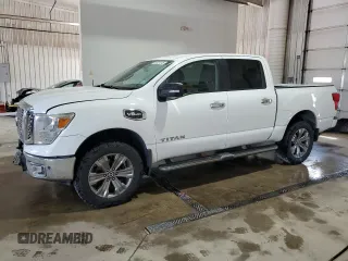 2017 Nissan Titan Platinum Reserve z VIN 1N6AA1E56HN546082, wystawiony jako Copart lot #60627045 z przebiegiem 87 616 mil mil oraz Szkoda całkowita • Salvage title. Historia ofert i sprzedaży dostępna na DreamBid. Obrazek 1.