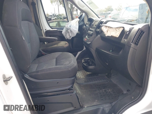 2018 Ram ProMaster Cargo with VIN 3C6TRVCG3JE113109, listed as a IAAI auction lot 41660961 with Not Provided miles and . Bid and sale history available at DreamBid. Image 5.