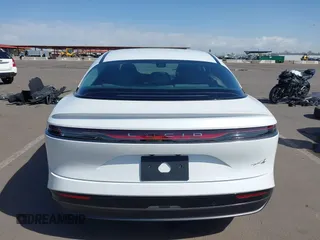 2025 Lucid Air Pure with VIN 50EA1PGA7SA001096, listed as a IAAI auction lot 41950025 with 3,502 mi miles. Bid and sale history available at carsss.com. Image 17.