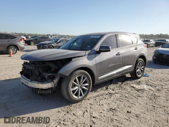 2019 Acura RDX w/Technology Pkg with VIN 5J8TC1H51KL000554, listed as a Copart auction lot 50079825 with 77,785 mi miles and Salvage Title. Bid and sale history available at carsss.com. Image 1.