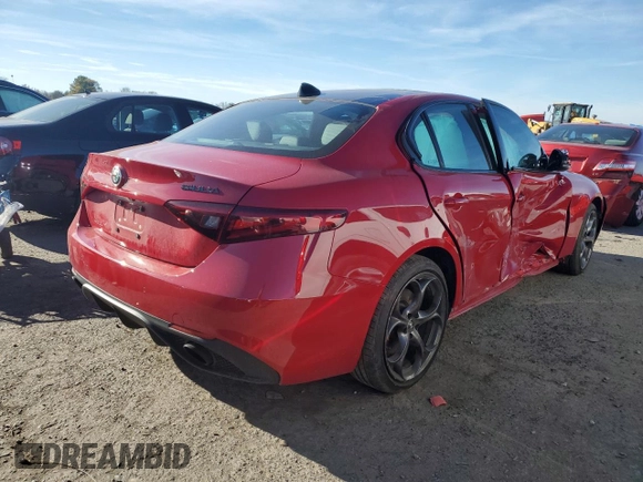 2020 Alfa Romeo Giulia Ti with VIN ZARFANBN2L7639057, listed as a Copart auction lot 66515682 with 11,675 mi miles. Bid and sale history available at carsss.com. Image 4.