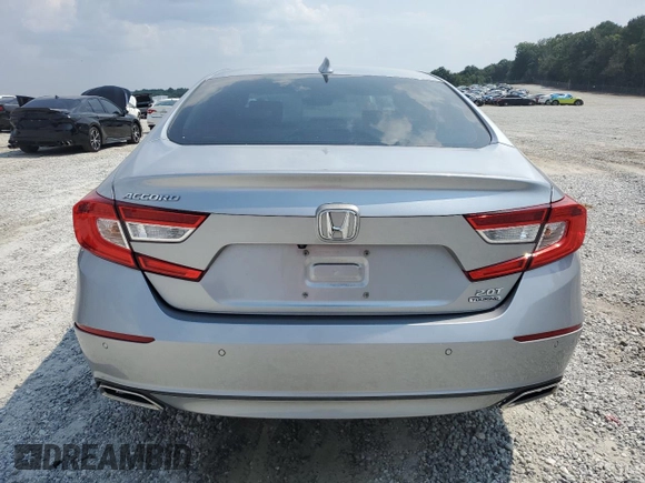 2019 Honda Accord Touring with VIN 1HGCV2F99KA002490, listed as a Copart auction lot 59668755 with 51,291 mi miles and Salvage title. Bid and sale history available at DreamBid. Image 6.