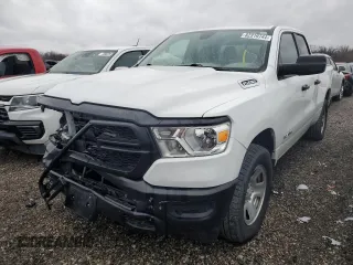2020 Ram 1500 Tradesman with VIN 1C6RRFCG0LN333080, listed as a Copart auction lot 82319744 with 90,733 mi miles and Salvage title. Bid and sale history available at DreamBid. Image 1.