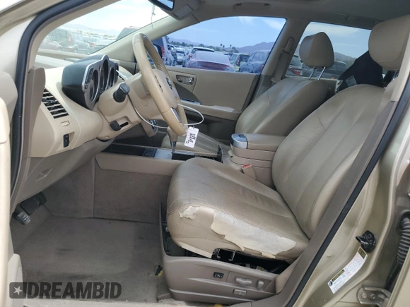 2007 Nissan Murano SL z VIN JN8AZ08WX7W666622, wystawiony jako Copart lot #54069455 z przebiegiem 219 483 mil mil oraz Szkoda całkowita • Salvage title. Historia ofert i sprzedaży dostępna na DreamBid. Obrazek 7.