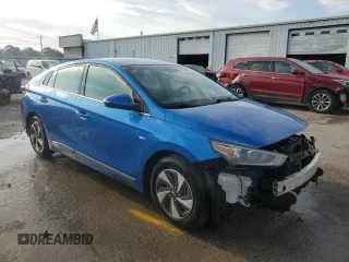 2017 Hyundai Ioniq SEL z VIN KMHC75LC0HU054572, wystawiony jako Copart lot #55042605 z przebiegiem 62 371 mil mil oraz Szkoda całkowita • Salvage title. Historia ofert i sprzedaży dostępna na DreamBid. Obrazek 4.