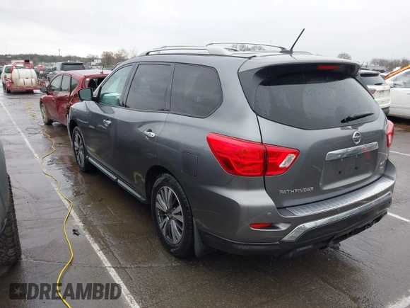 2017 Nissan Pathfinder SV with VIN 5N1DR2MM9HC606595, listed as a IAAI auction lot 41768647 with 144,724 mi miles. Bid and sale history available at carsss.com. Image 3.