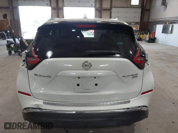2020 Nissan Murano Platinum z VIN 5N1AZ2DS7LN149378, wystawiony jako IAAI lot #42348008 z przebiegiem 53 954 mil mil oraz . Historia ofert i sprzedaży dostępna na DreamBid. Obrazek 17.