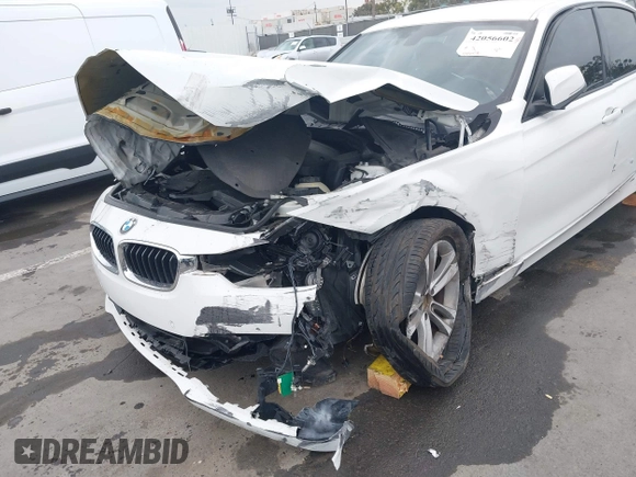 2016 BMW 3 Series 328i with VIN WBA8E9G5XGNT86382, listed as a IAAI auction lot 42056602 with 149,452 mi miles. Bid and sale history available at carsss.com. Image 6.