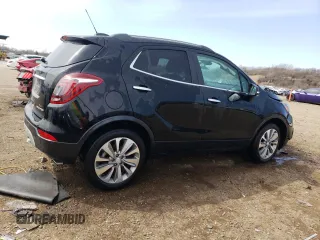 2018 Buick Encore Preferred with VIN KL4CJASB7JB709054, listed as a Copart auction lot 52828985 with 43,227 mi miles and Salvage Title. Bid and sale history available at DreamBid. Image 3.