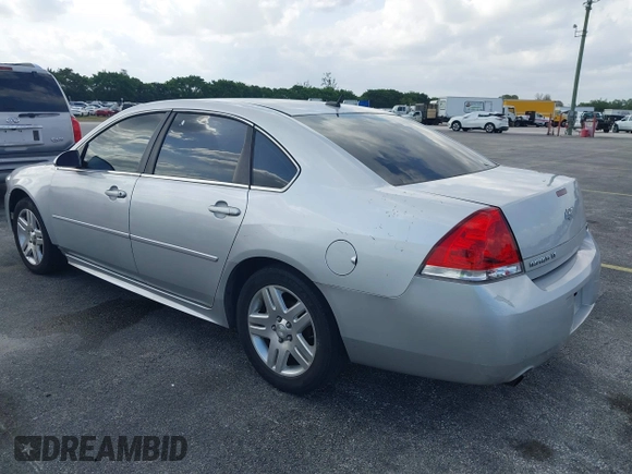 2013 Chevrolet Impala LT with VIN 2G1WG5E30D1148920, listed as a IAAI auction lot 41903310 with 134,349 mi miles and . Bid and sale history available at DreamBid. Image 3.