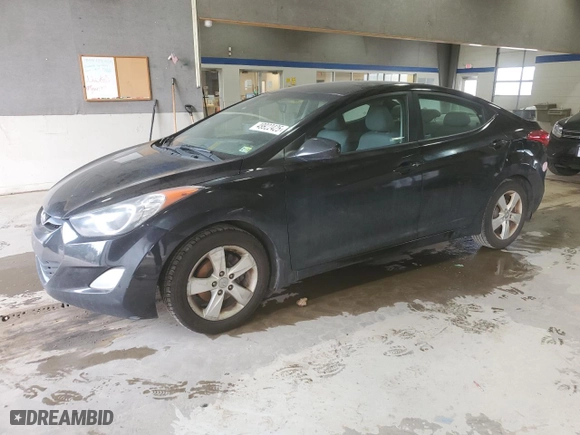 2012 Hyundai Elantra GLS with VIN KMHDH4AE3CU301091, listed as a Copart auction lot 49922425 with 349,251 mi miles and Clean Title. Bid and sale history available at carsss.com. Image 1.