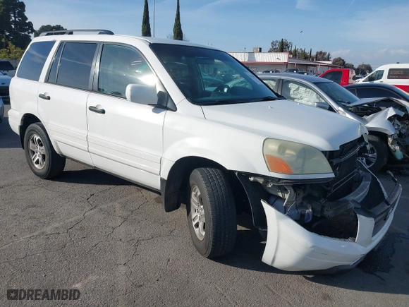 2003 Honda Pilot EX with VIN 2HKYF186X3H589128, listed as a IAAI auction lot 41546551 with 144,365 mi miles. Bid and sale history available at carsss.com. Image 1.