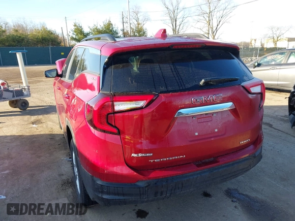 2024 GMC Terrain SLE with VIN 3GKALTEG7RL280250, listed as a IAAI auction lot 41840733 with 11,022 mi miles and . Bid and sale history available at carsss.com. Image 3.