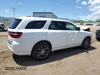 2017 Dodge Durango GT with VIN 1C4RDJDG0HC921332, listed as a Copart auction lot 57916655 with 124,399 mi miles and Salvage title. Bid and sale history available at DreamBid. Image 3.