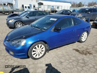2004 Acura RSX with VIN JH4DC54844S005460, listed as a Copart auction lot 46736055 with 118,344 mi miles and Salvage Title. Bid and sale history available at carsss.com. Image 1.