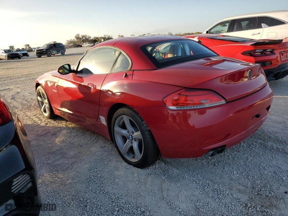 2010 BMW Z4 sDrive30i with VIN WBALM5C55AE377253, listed as a Copart auction lot 74230184 with 0 mi miles and Salvage Title. Bid and sale history available at carsss.com. Image 2.