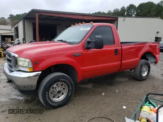 2002 Ford Super Duty F-250 XL with VIN 1FTNF21LX2EC88186, listed as a Copart auction lot 79945464 with 108,754 mi miles and Salvage Title. Bid and sale history available at carsss.com. Image 1.