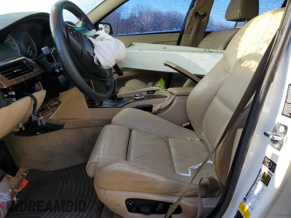2006 BMW 5 Series 530xi with VIN WBANF73556CG69053, listed as a Copart auction lot 87353474 with Not Provided miles and Salvage Title. Bid and sale history available at DreamBid. Image 7.