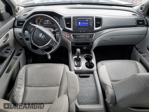 2017 Honda Ridgeline RTL with VIN 5FPYK3F57HB011597, listed as a Copart auction lot 49307885 with 140,157 mi miles and Salvage title. Bid and sale history available at DreamBid. Image 8.