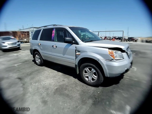 2007 Honda Pilot LX with VIN 5FNYF281X7B012081, listed as a Copart auction lot 52637735 with 142,729 mi miles and Salvage Title. Bid and sale history available at carsss.com. Image 12.