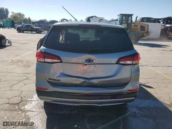 2024 Chevrolet Equinox RS with VIN 3GNAXMEGXRS203536, listed as a Copart auction lot 74401824 with 3,841 mi miles and Clean Title. Bid and sale history available at carsss.com. Image 6.