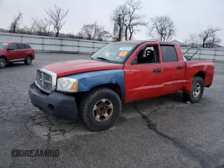 2005 Dodge Dakota ST with VIN 1D7HE28N85S155915, listed as a Copart auction lot 37094164 with Not Provided miles and Salvage Title. Bid and sale history available at carsss.com. Image 1.