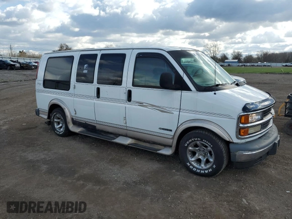 1999 Chevrolet Express with VIN 1GBFG15R2X1123701, listed as a Copart auction lot 53160905 with 185,995 mi miles and Clean Title. Bid and sale history available at carsss.com. Image 4.