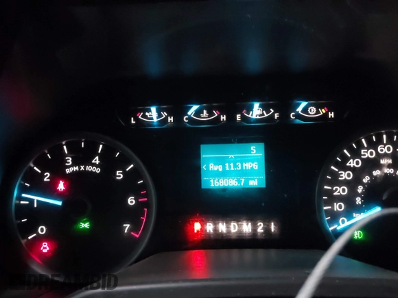 2015 Ford F-150 XLT with VIN 1FTFX1EF9FFB74356, listed as a IAAI auction lot 41443778 with 168,086 mi miles. Bid and sale history available at carsss.com. Image 7.
