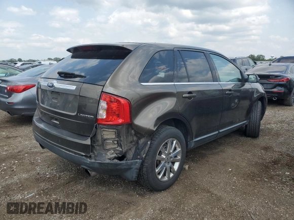 2011 Ford Edge Limited with VIN 2FMDK3KC9BBB37925, listed as a Copart auction lot 59897185 with 155,135 mi miles and Salvage title. Bid and sale history available at DreamBid. Image 3.
