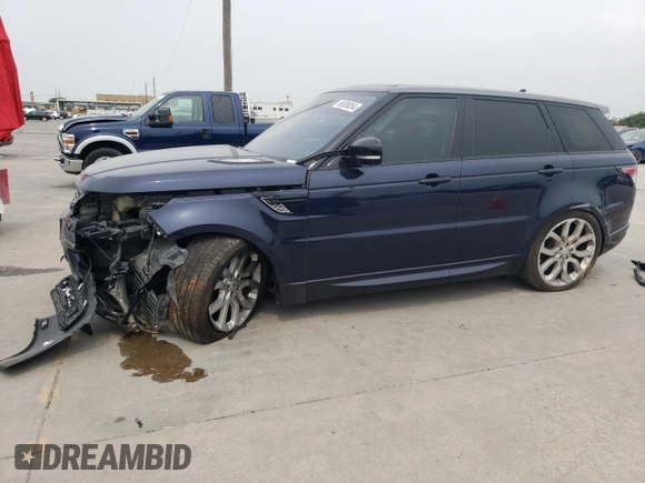 2016 Land Rover Range Rover Sport Autobiography with VIN SALWV2EF4GA551906, listed as a Copart auction lot 66838054 with 59,092 mi miles and Salvage title. Bid and sale history available at DreamBid. Image 1.