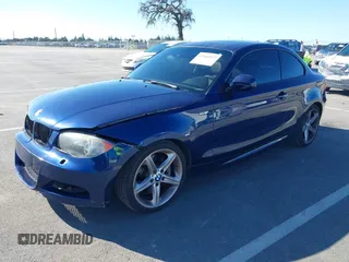 2010 BMW 1 Series 135i with VIN WBAUC7C58AVK96377, listed as a IAAI auction lot 41666512 with 136,890 mi miles and . Bid and sale history available at carsss.com. Image 2.