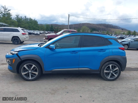 2018 Hyundai Kona Limited with VIN KM8K3CA59JU179785, listed as a IAAI auction lot 41912847 with 77,946 mi miles. Bid and sale history available at carsss.com. Image 14.