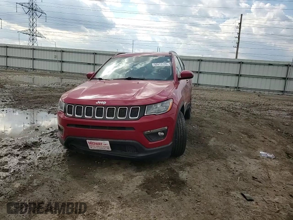 2021 Jeep Compass Latitude with VIN 3C4NJCBB0MT502048, listed as a Copart auction lot 50413735 with 30,251 mi miles and Salvage title. Bid and sale history available at DreamBid. Image 11.