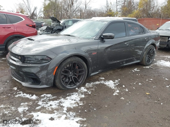 2021 Dodge Charger Scat Pack Widebody with VIN 2C3CDXGJ9MH530403, listed as a IAAI auction lot 40974389 with 37,204 mi miles. Bid and sale history available at carsss.com. Image 17.