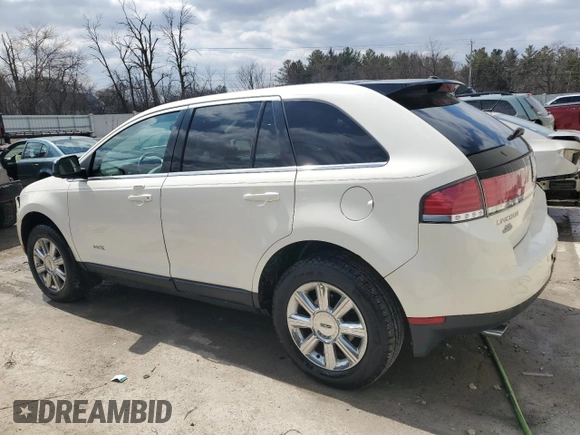 2007 Lincoln MKX with VIN 2LMDU88C07BJ19596, listed as a Copart auction lot 52632455 with 144,370 mi miles and Clean Title. Bid and sale history available at carsss.com. Image 2.