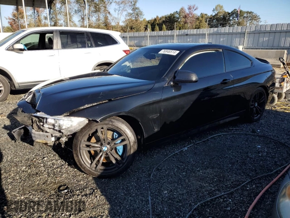 2014 BMW 4 Series 435i with VIN WBA3R1C56EK191111, listed as a Copart auction lot 76946514 with 107,094 mi miles and Salvage Title. Bid and sale history available at carsss.com. Image 1.