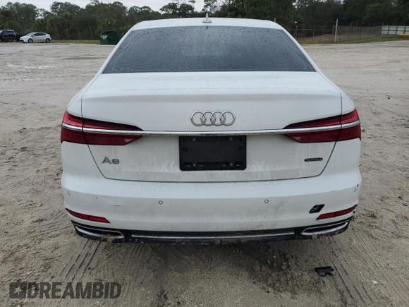 2020 Audi A6 Premium Plus with VIN WAUE8AF21LN072746, listed as a Copart auction lot 86629184 with 65,885 mi miles and Non Repairable. Bid and sale history available at carsss.com. Image 6.