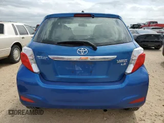 2013 Toyota Yaris L with VIN JTDKTUD37DD569485, listed as a Copart auction lot 53193165 with 141,703 mi miles and Salvage Title. Bid and sale history available at carsss.com. Image 6.