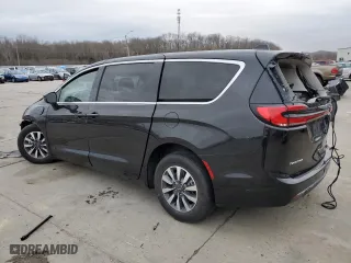 2023 Chrysler Pacifica Hybrid Touring L with VIN 2C4RC1L74PR554462, listed as a Copart auction lot 49627445 with 0 mi miles and Non Repairable. Bid and sale history available at carsss.com. Image 2.