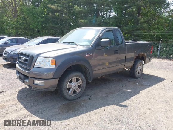 2005 Ford F-150 XL with VIN 1FTRF14W95NA43854, listed as a IAAI auction lot 42403913 with 145,151 mi miles and . Bid and sale history available at DreamBid. Image 2.
