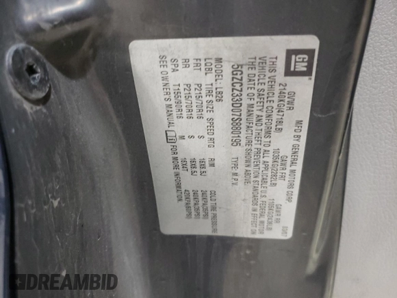 2007 Saturn VUE I4 with VIN 5GZCZ33D07S880195, listed as a Copart auction lot 88253945 with 132,493 mi miles and Salvage Title. Bid and sale history available at DreamBid. Image 15.