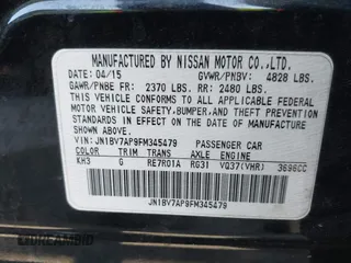 2015 Infiniti Q50 Premium с VIN JN1BV7AP9FM345479, выставлен на аукционе IAAI как лот 42627876 с пробегом 90 980 миль миль и . История ставок и продаж доступна на DreamBid. Изображение 9.