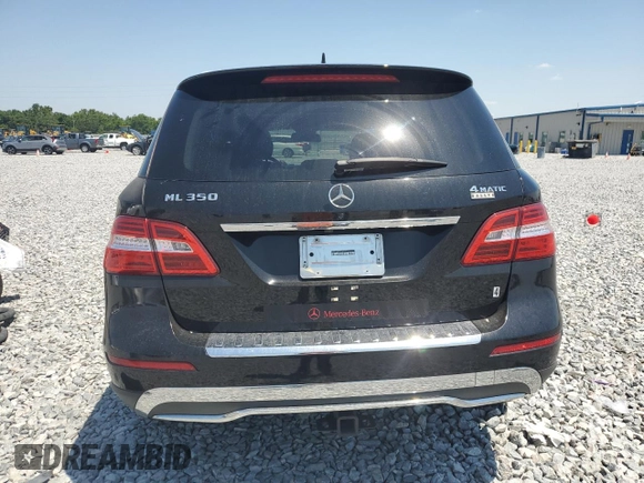 2015 Mercedes-Benz M ML 350 with VIN 4JGDA5HB9FA462301, listed as a Copart auction lot 53440005 with Not Provided miles and Salvage Title. Bid and sale history available at carsss.com. Image 6.