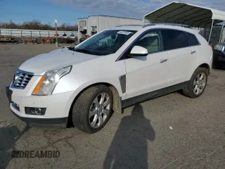 2015 Cadillac SRX Premium Collection with VIN 3GYFNGE38FS608674, listed as a Copart auction lot 44727455 with 101,898 mi miles and Salvage title. Bid and sale history available at DreamBid. Image 1.