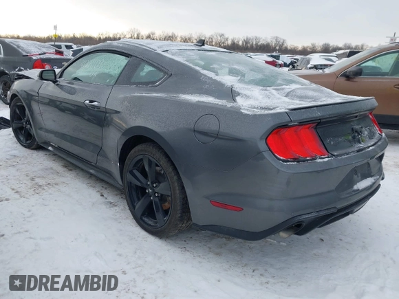 2022 Ford Mustang EcoBoost with VIN 1FA6P8TH5N5107387, listed as a IAAI auction lot 41271109 with 32,816 mi miles. Bid and sale history available at carsss.com. Image 3.