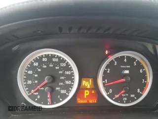 2012 BMW X5 M with VIN 5YMGY0C53CLK27448, listed as a Copart auction lot 80757454 with 146,435 mi miles and Salvage Title. Bid and sale history available at carsss.com. Image 9.