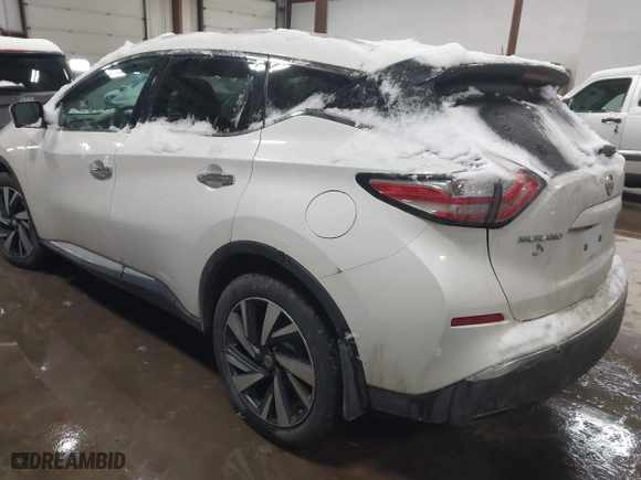 2015 Nissan Murano Platinum with VIN 5N1AZ2MH3FN263533, listed as a IAAI auction lot 41315778 with 171,955 mi miles. Bid and sale history available at carsss.com. Image 3.