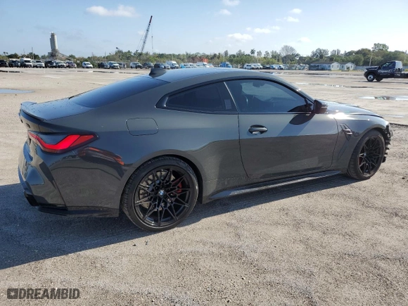2021 BMW M4 Competition with VIN WBS33AZ05MCG69989, listed as a Copart auction lot 51356855 with 35,654 mi miles and Salvage Title. Bid and sale history available at carsss.com. Image 3.