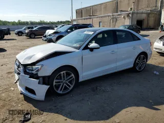 2017 Audi A3 Sedan Premium with VIN WAUB8GFF0H1018619, listed as a Copart auction lot 56088574 with 69,651 mi miles. Bid and sale history available at carsss.com. Image 1.