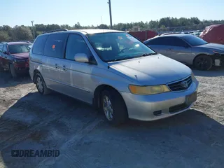 2004 Honda Odyssey EX-L with VIN 5FNRL189X4B012106, listed as a IAAI auction lot 41400222 with 229,674 mi miles and . Bid and sale history available at DreamBid. Image 1.